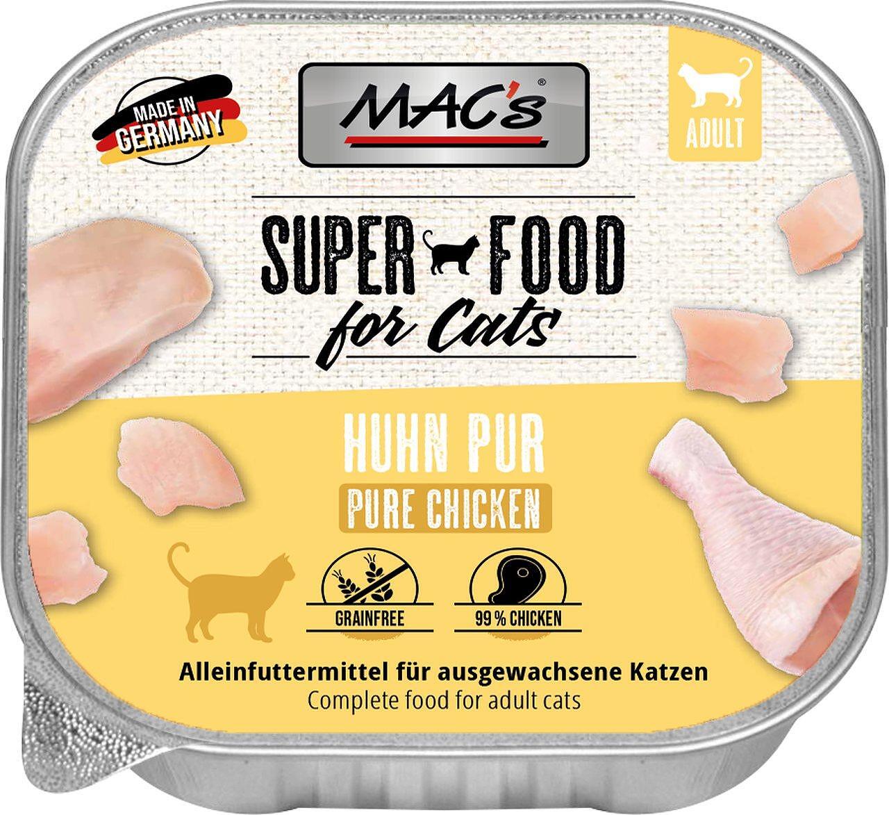 Mac's s Cat Adult Pure Chicken - пастет за котки с чисто пиле