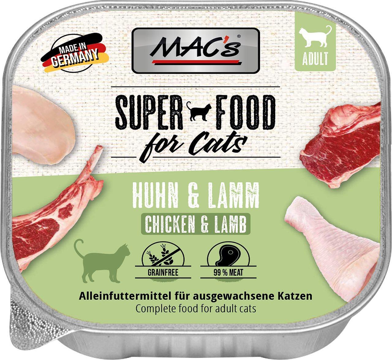 Mac's s Cat Adult Chicken Lamb - пастет за котки с пиле и агне