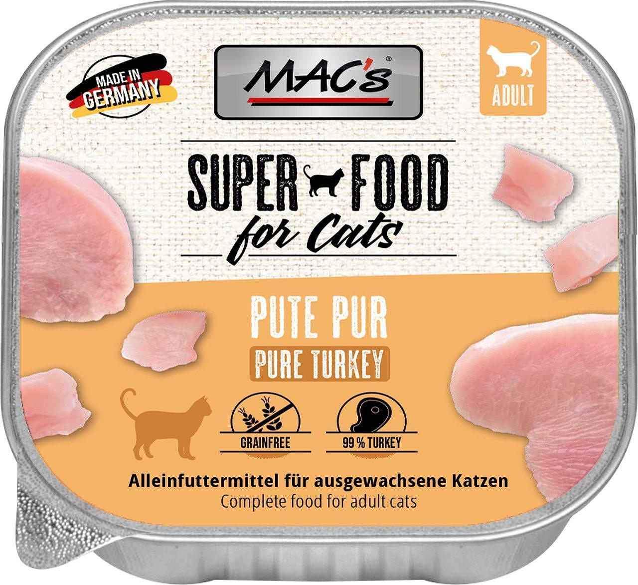Mac's s Cat Adult Pure Turkey - пастет за котки с чисто пуйка