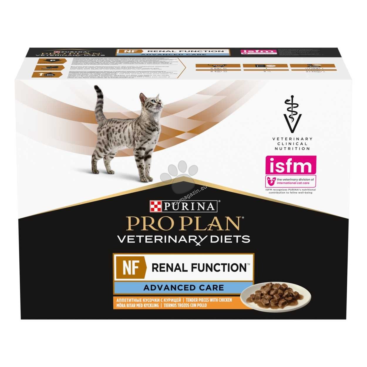Purina Pro Plan Veterinary Diets NF Renal Function - лечебна мокра храна за котки с хронична бъбречна недостатъчност, паучове