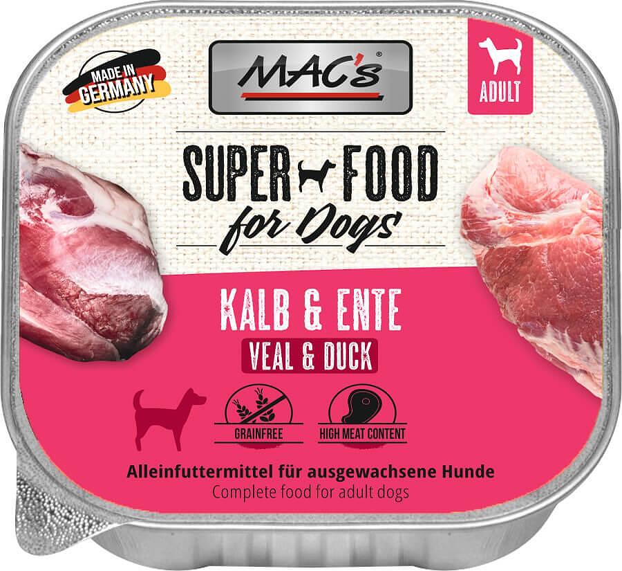 Mac's s Dog Adult Beef Duck - пастет за кучета с телешко и патица
