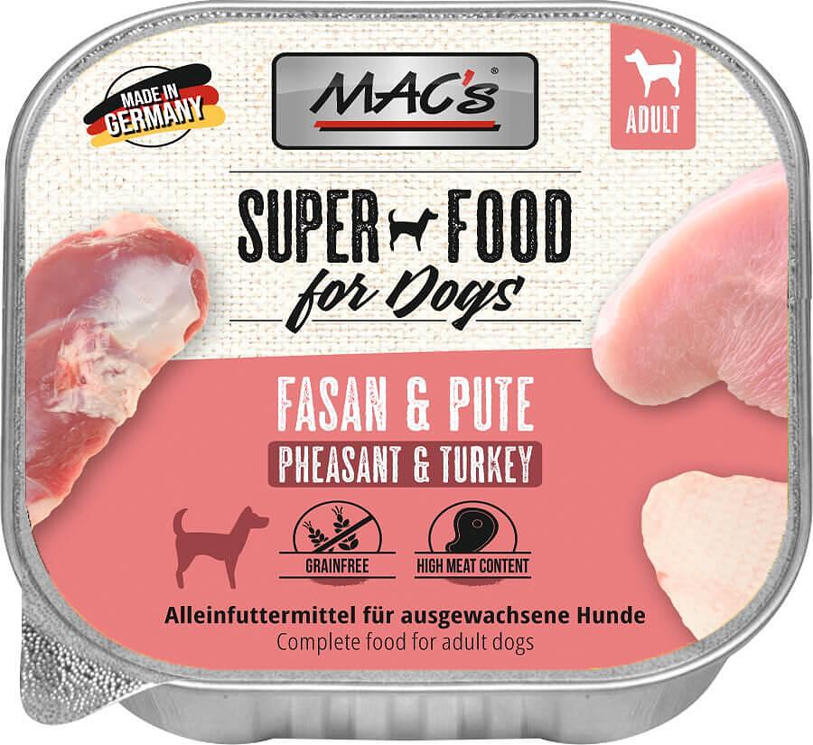 Mac's s Dog Adult Pheasant Turkey - пастет за кучета с фазан и пуйка