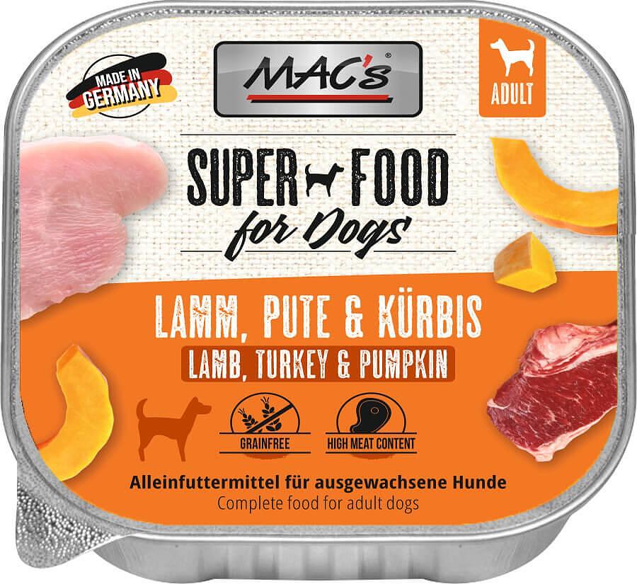 Mac's s Dog Adult Lamb Turkey Pumpkin - пастет за кучета с агне, пуйка и тиква