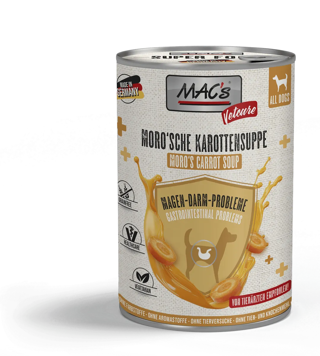 Mac's s Dog VetCare Moro Carrot Soup - супа за кучета с раздразнен стомах с моркови