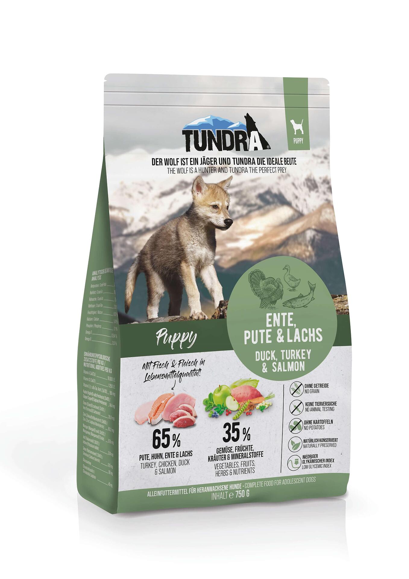 Tundra Puppy - храна за бременни, кърмещи и подрастващи кучета всички породи