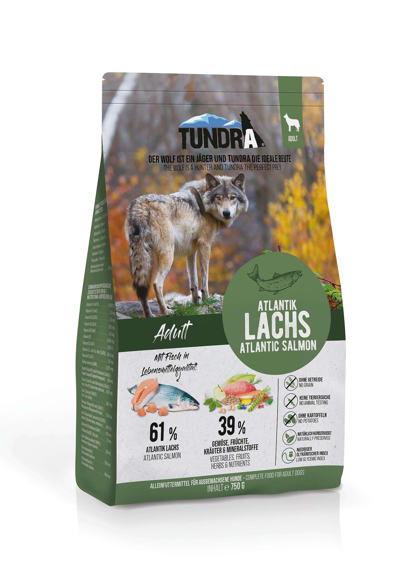Tundra Adult Atlantic Salmon - храна за кучета всички породи с атлантическа сьомга