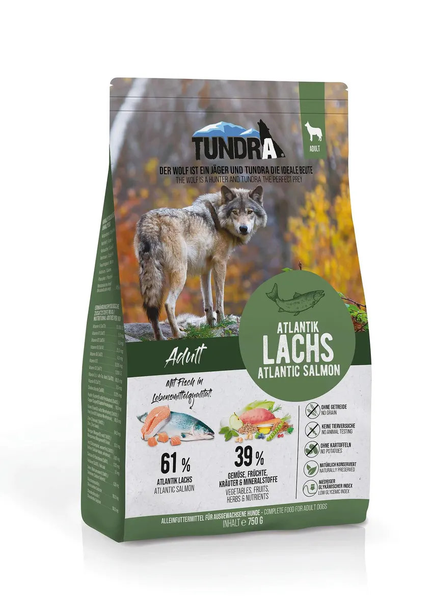 Tundra Adult Atlantic Salmon - храна за кучета всички породи с атлантическа сьомга