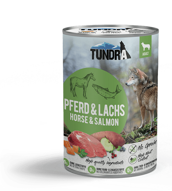 Tundra Horse, Salmon - храна за израснали кучета с конско и сьомга