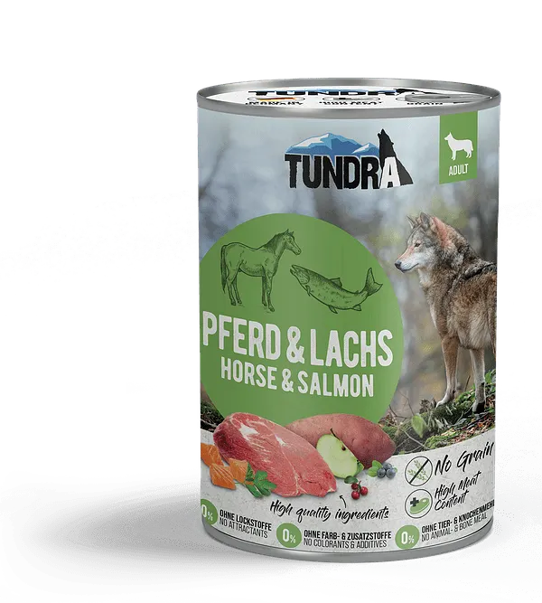 Tundra Horse, Salmon - храна за израснали кучета с конско и сьомга