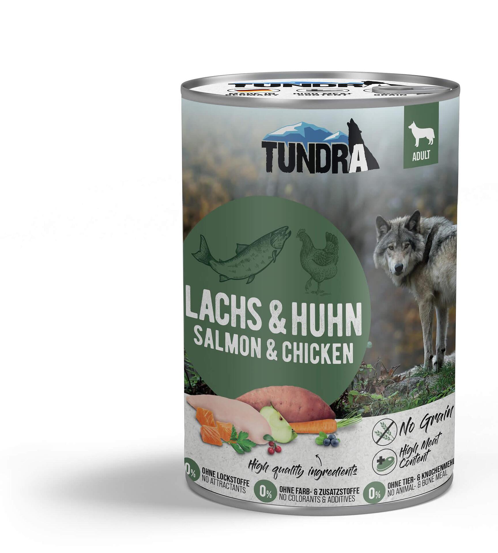 Tundra Salmon, Chicken - храна за израснали кучета със сьомга и пиле