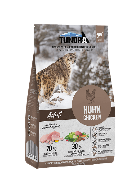 Tundra Adult Cat with Chicken - храна за израснали котки с пиле