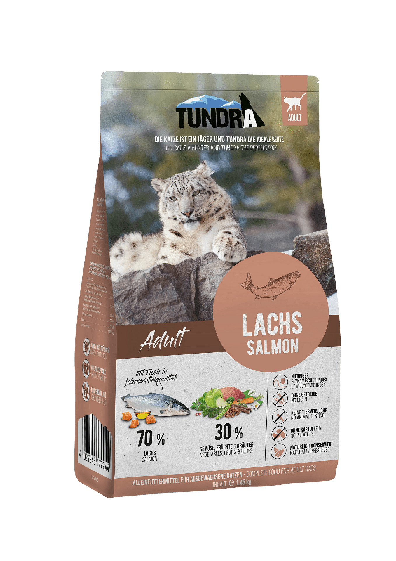 Tundra Adult Cat with Salmon - храна за израснали котки със сьомга