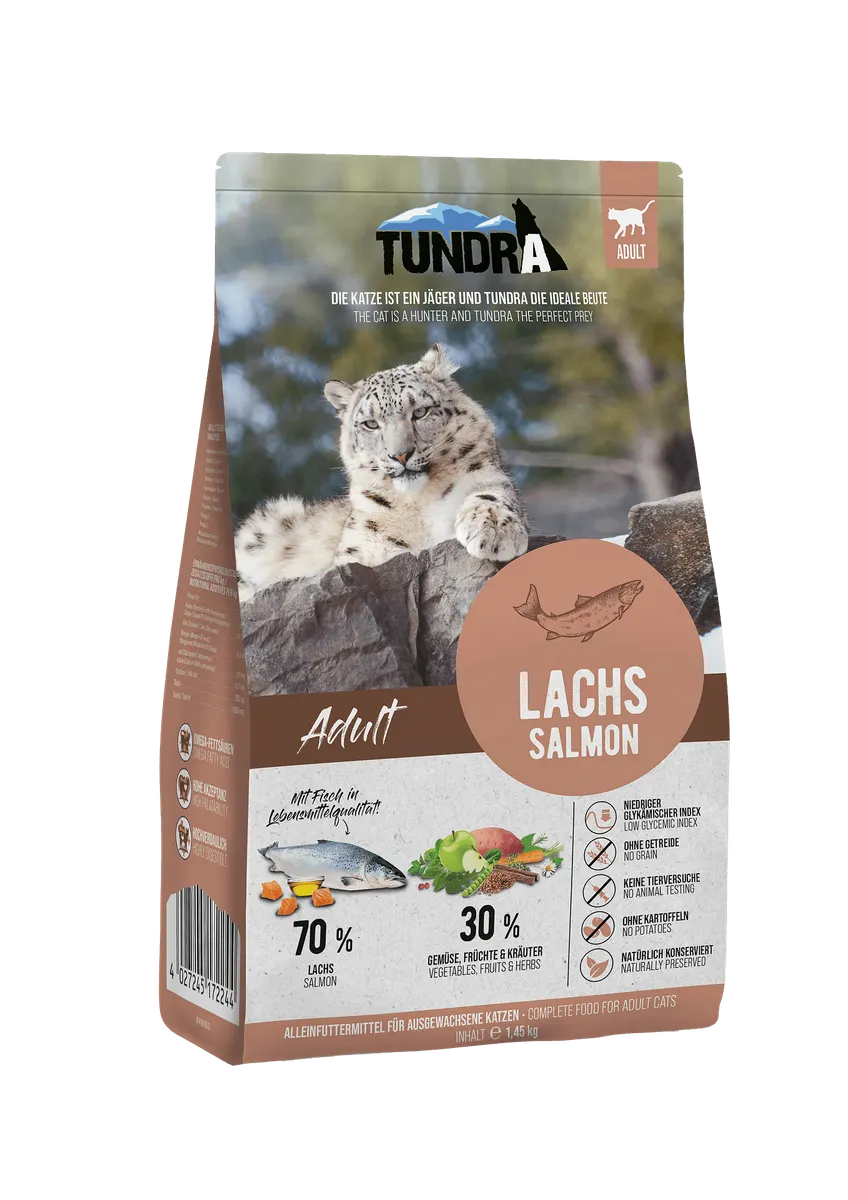 Tundra Adult Cat with Salmon - храна за израснали котки със сьомга