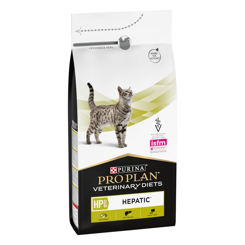 Purina Pro Plan Veterinary Diets Feline HP ST/OX Hepatic - лечебна храна за котки с чернодробни заболявания