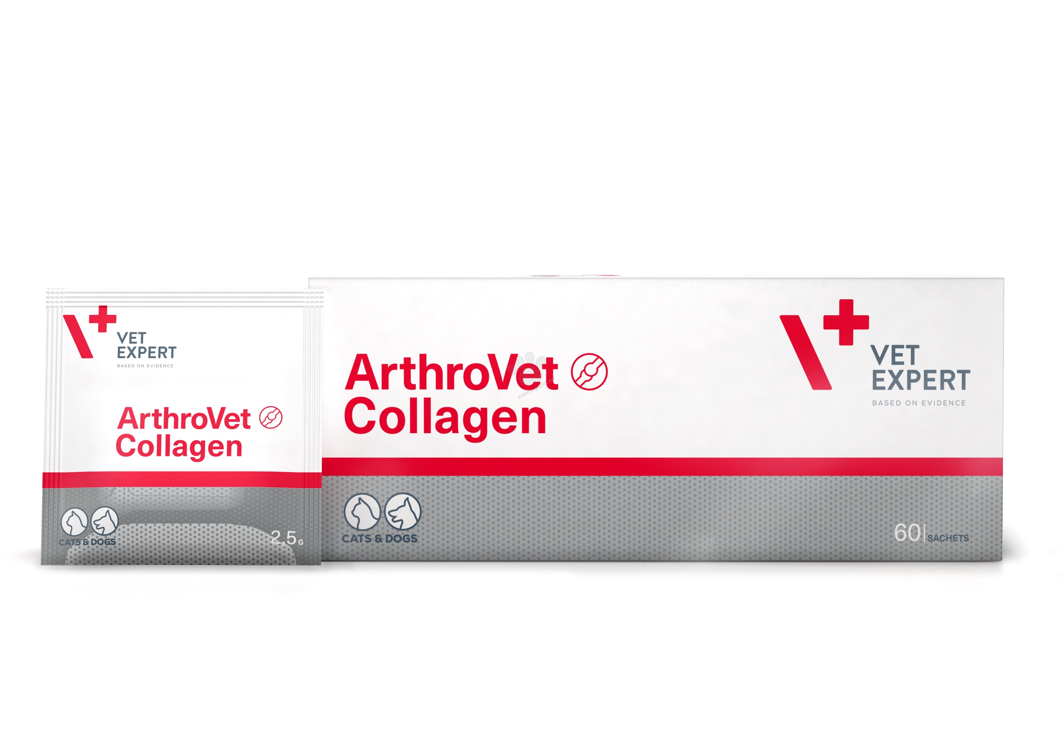 Vet Expert ArthroVet Collagen - хранителна добавка за кучета и котки, за превенция и лечение на дисфункция на ставните хрущяли и ставите