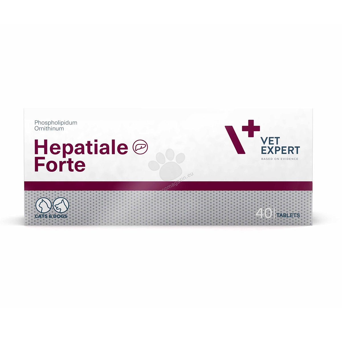 Vet Expert Hepatiale Forte - хранителна добавка за кучета и котки, подпомагаща чернодробната функция