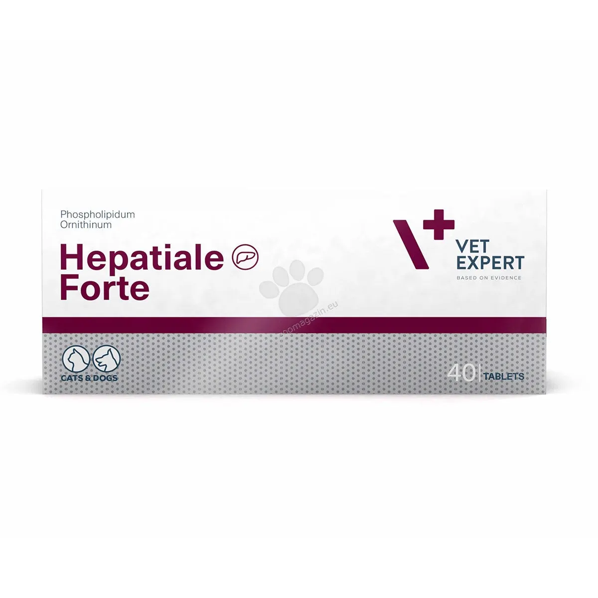 Vet Expert Hepatiale Forte - хранителна добавка за кучета и котки, подпомагаща чернодробната функция