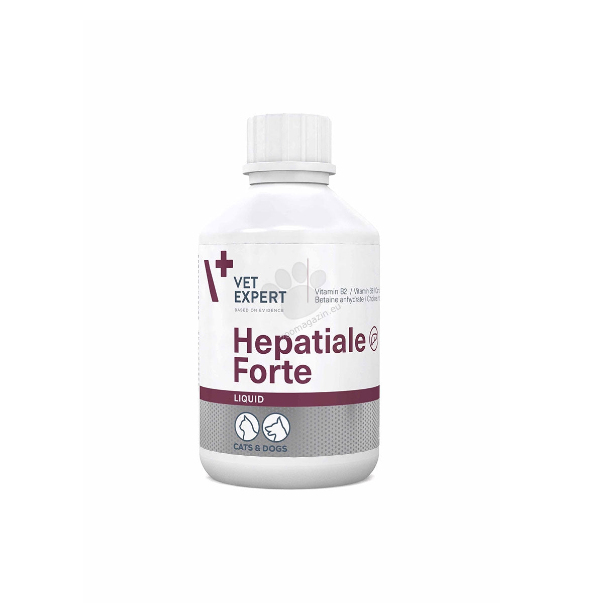 Vet Expert Hepatiale Forte Liquid - хранителна добавка за кучета и котки, за подпомагане на чернодробната функция