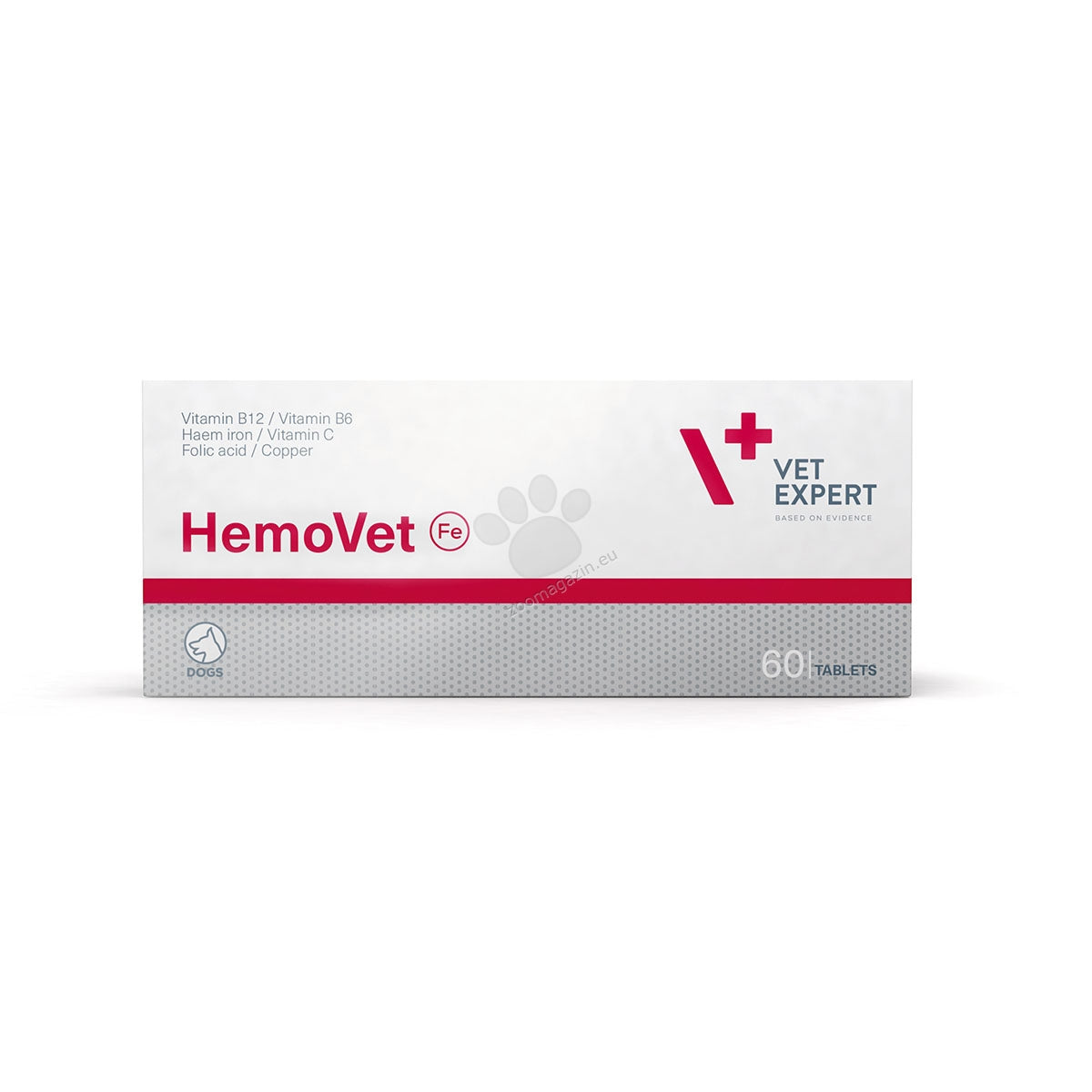 Vet Expert HemoVet - хранителна добавна за анемични кучета, съдържа желязо с висока усвояемост