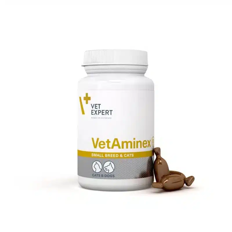 Vet Expert VetAminex Small Breed - комплексна витаминна и минерална добавка за кучета малки породи, и котки