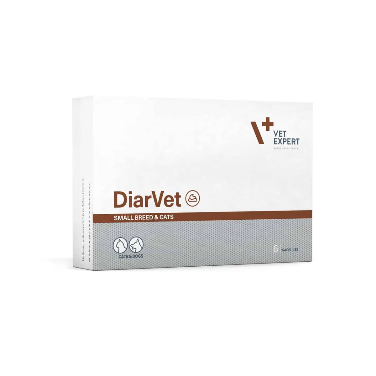 Vet Expert DiarVet Twist Off Capsules - хранителна добавка за кучета малки породи и котки с упорита или тежка диария