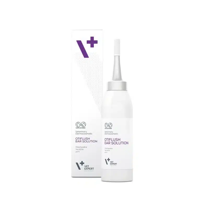 Vet Expert Otiflush Ear Solution - разтвор за кучета и котки, за промиване на увния канал