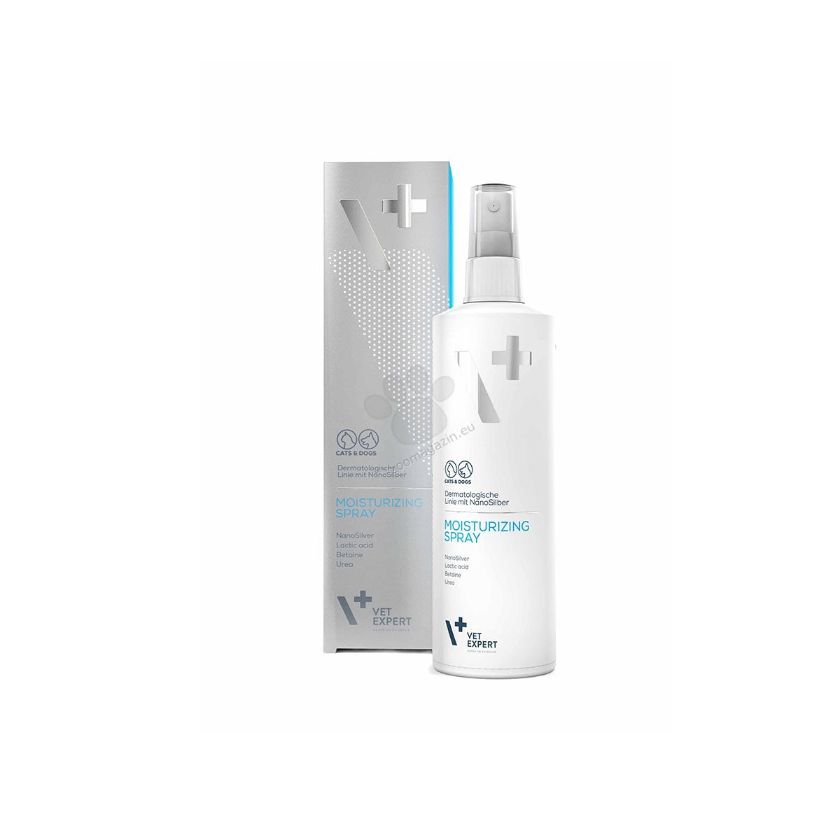 Vet Expert Moisturizing Spray - спрей за кучета и котки с отлични овлажняващи, и възстановяващи свойства при кожни лезии, белези и бавно зарастващи рани