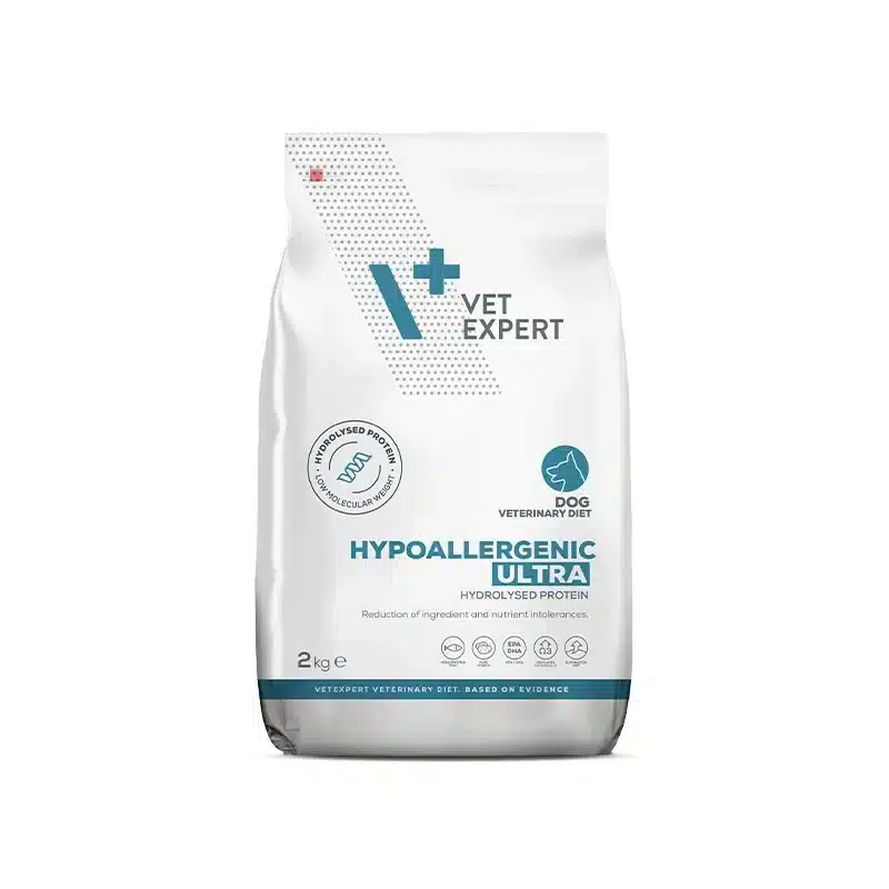 Vet Expert Dog Hypoallergenic Ultra - диетична храна за кучета при хранителна непоносимост, алергия или дерматологични заболявания