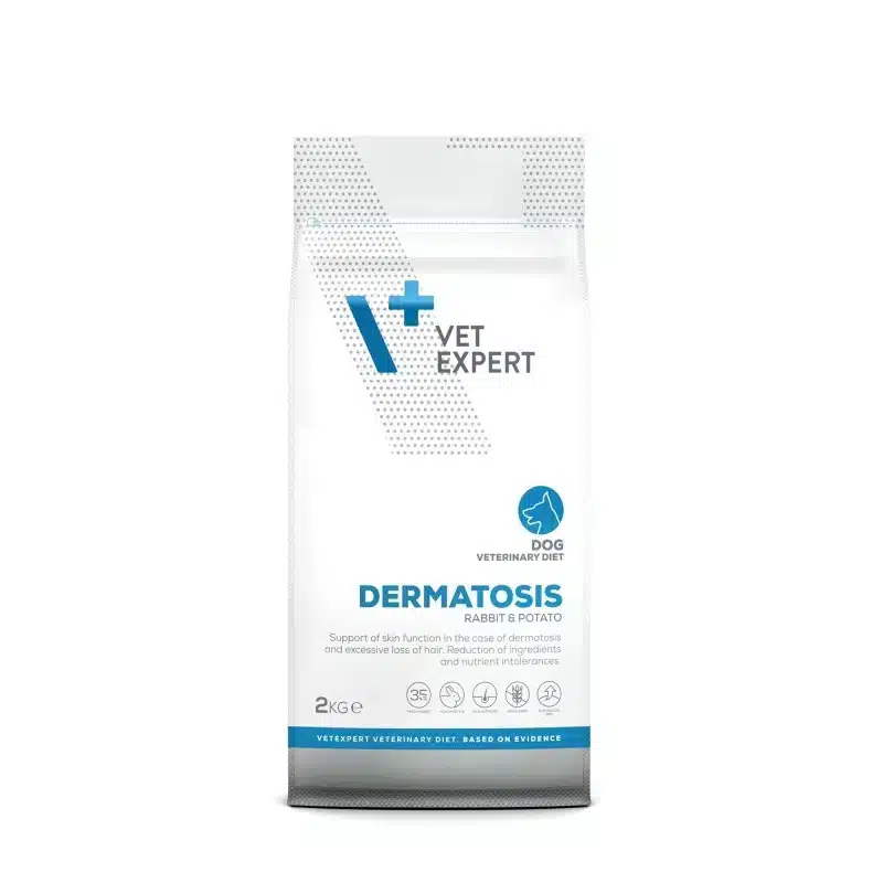 Vet Expert Dog Dermatosis Rabbit Potato - диетична храна за кучета с дерматологични проблеми и нежелани реакции към храни