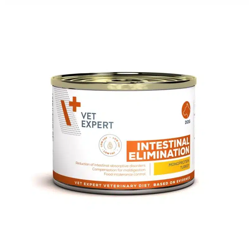 Vet Expert Dog Intestinal Elimination Low Fat - консерва за кучета с храносмилателни разстройства