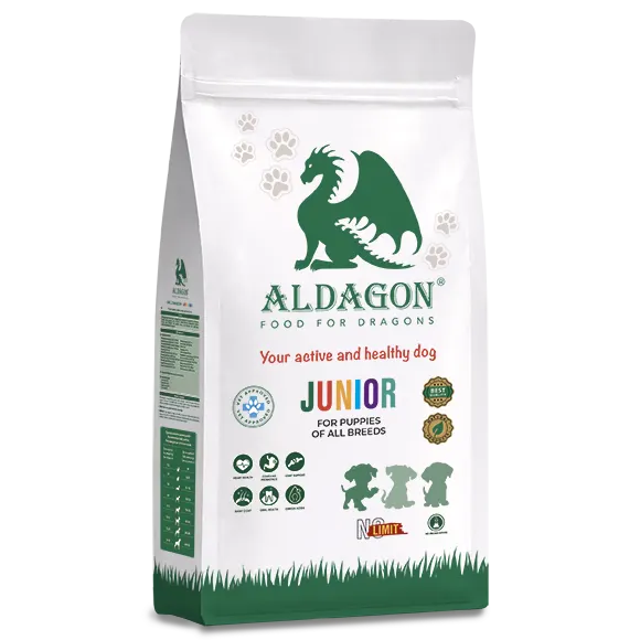 ALDAGON JUNIOR - стартерна храна за новородени и подрастващи кучета всички породи с пробиотик