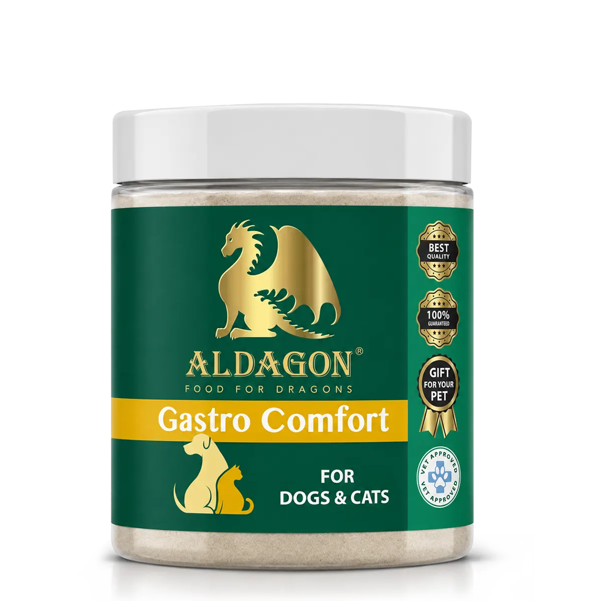 ALDAGON Gastro Comfort - допълваща храна за кучета и котки с пребиотик и фибри за здраво храносмилане